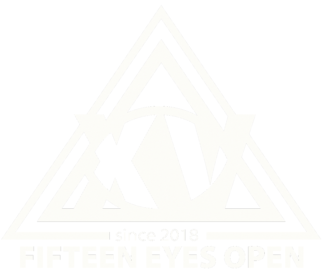 Fifteen Eyes open Logo home